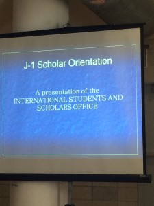 J-1 Orientation
